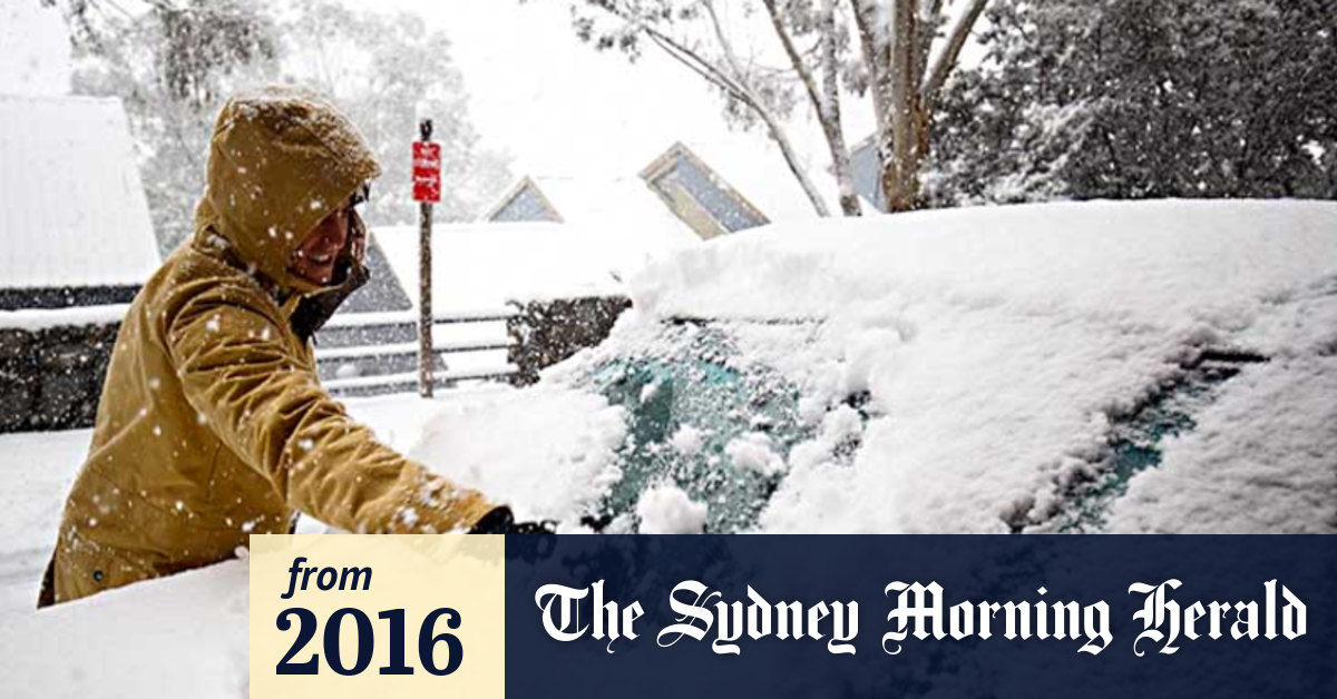 Video Cold snap hits NSW